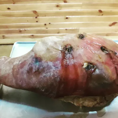 Pata asada en Don Pata Asada