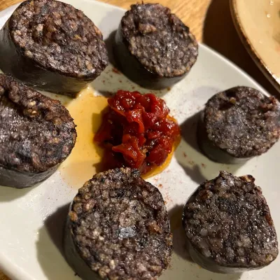 Morcilla de Burgos en La Travesía del Puerto