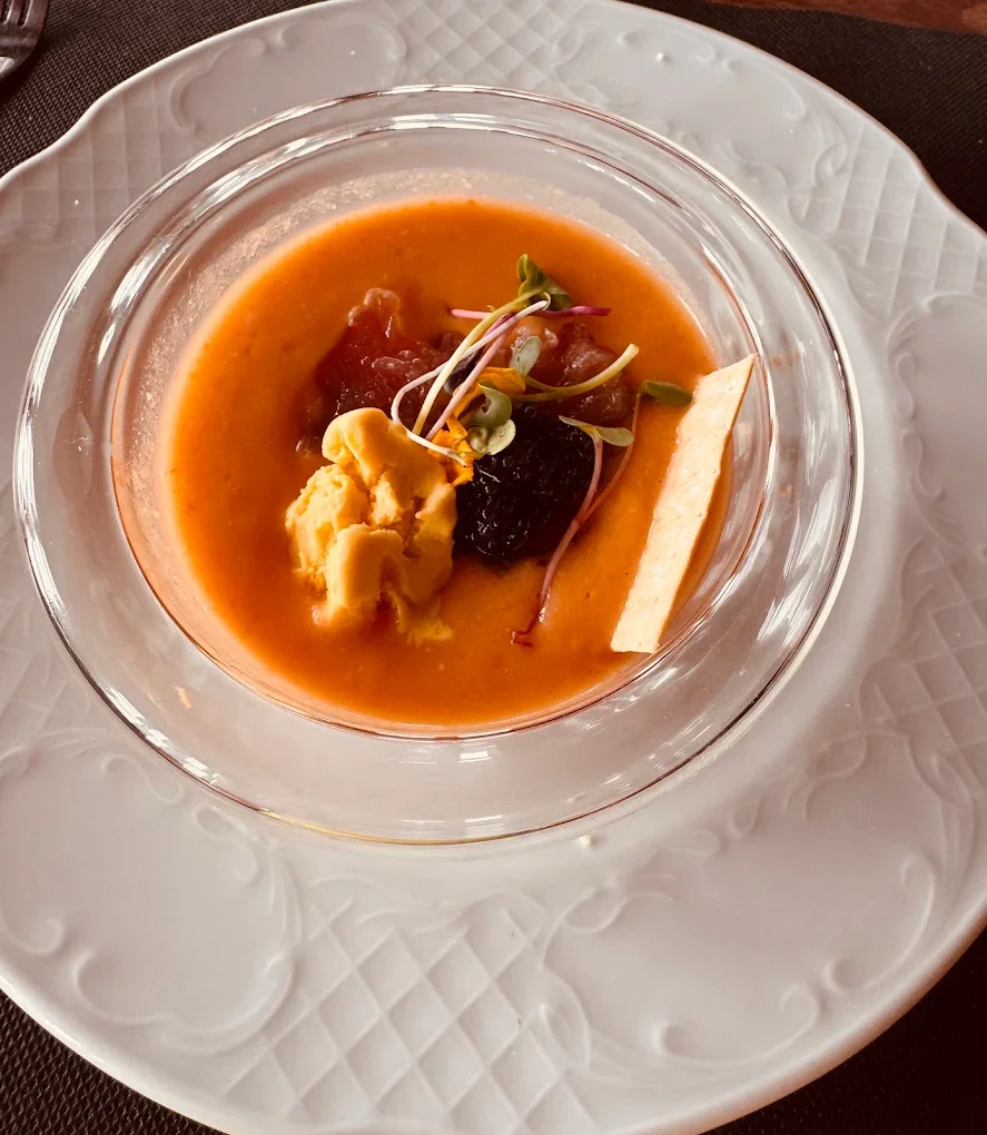 Salmorejo en Restaurante La Bola de Jorge Bosch