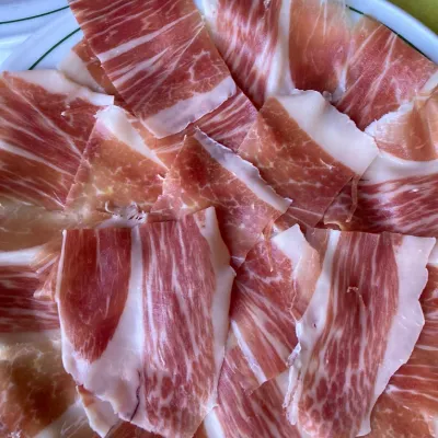 Jamón ibérico en Restaurante Grill Cumbres Canarias