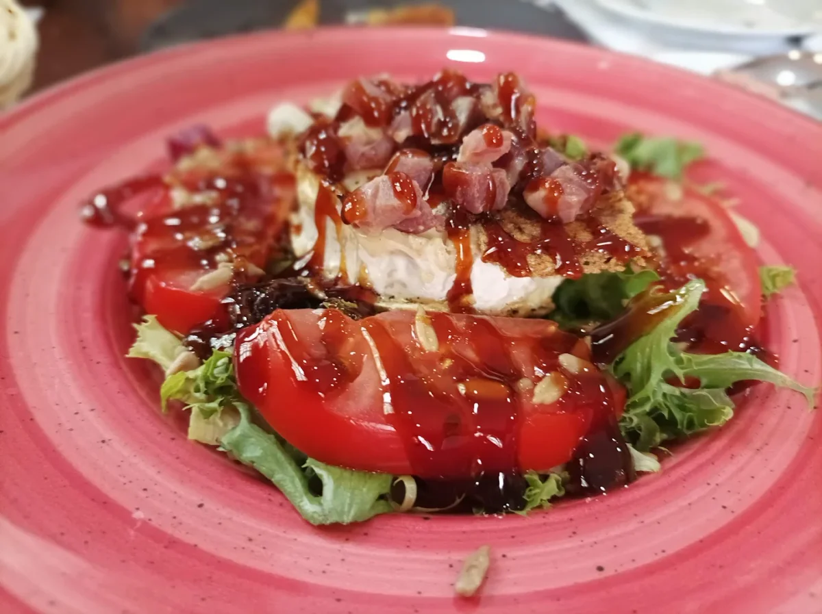 Ensalada con queso de cabra