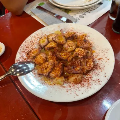 Pulpo á feira en Restaurante El Pote