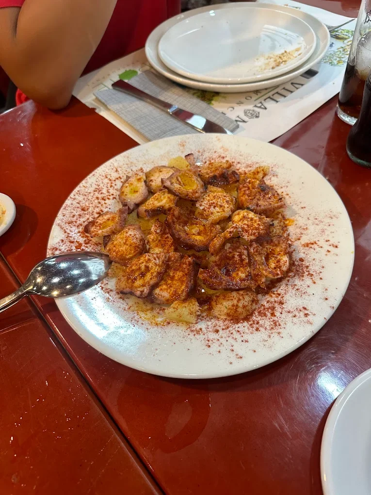 Pulpo á feira en Restaurante El Pote