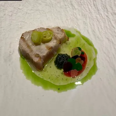 Tartar de bonito en Bailara Restaurant