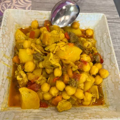 Ropa vieja en Restaurante Bodegón Lagunetas