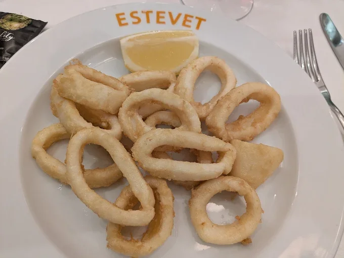 Calamares a la romana en Ca L'Estevet