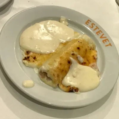 Canelones en Ca L'Estevet