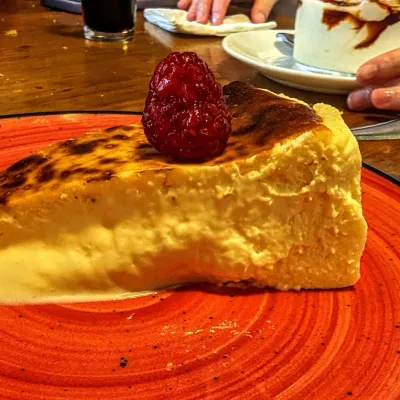 Tarta de queso en Bar Ca' Manolo