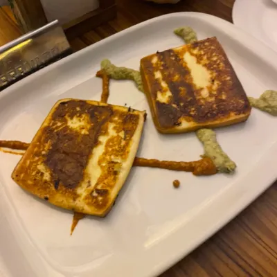 Queso frito en Tasca Los Berrazales