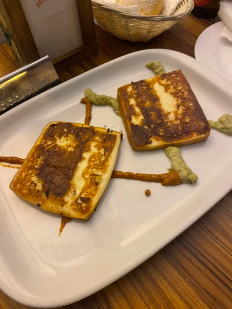 Queso frito en Tasca Los Berrazales