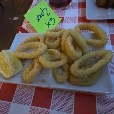 Calamares fritos en Casa Enriqueta