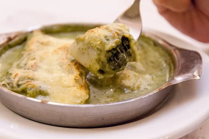 Canelones en Can Culleretes