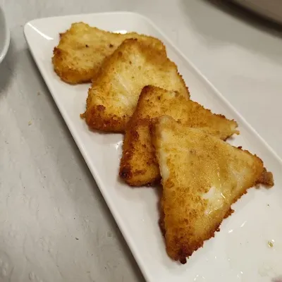 Queso frito en Asociación de vecinos “La Caldera”