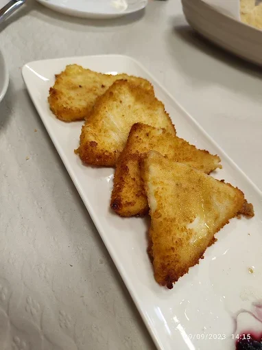 Queso frito en Asociación de vecinos “La Caldera”