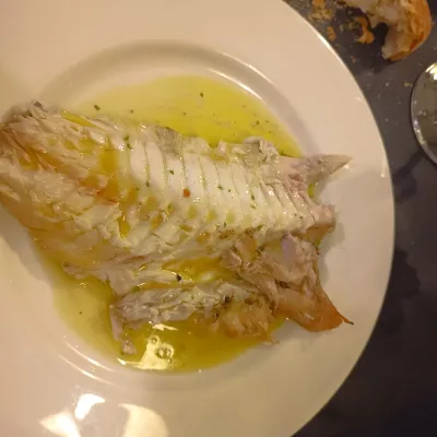 Merluza de pintxo en Asador Borda