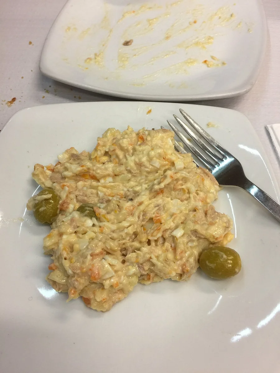 Ensaladilla en Restaurante Urbieta