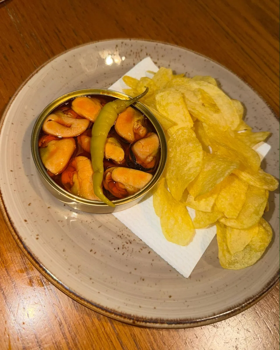 Mejillones en escabeche en La Travesía de Triana