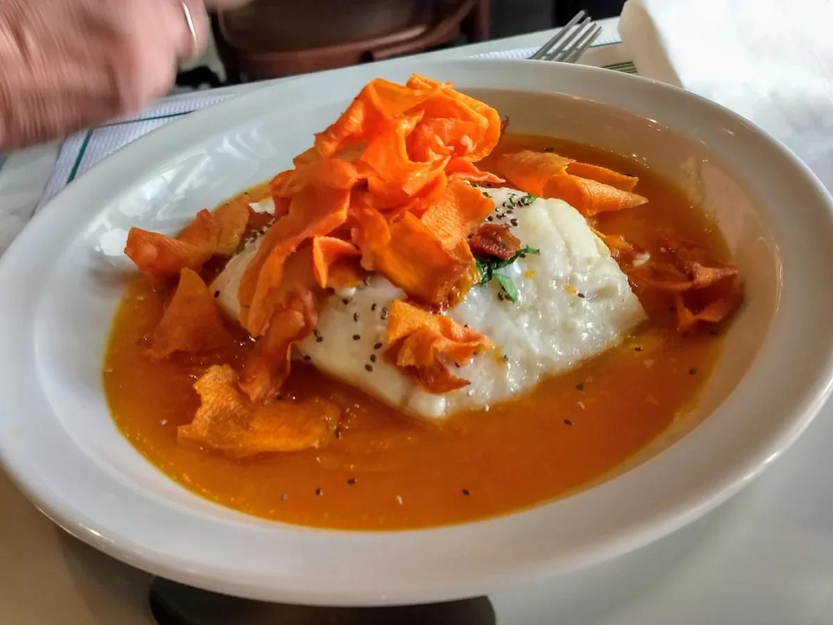Bacalao a la vizcaína en Café Iruña Bilbao 1903