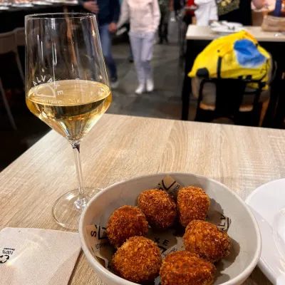 Croquetas en Restaurante SALVAXE (Santiago de Compostela)