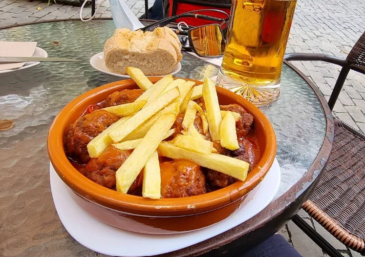 Albóndigas en Picoteo Café El Despacho