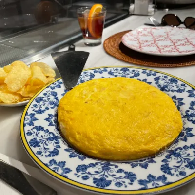Tortilla de patatas en Taberna Pedraza