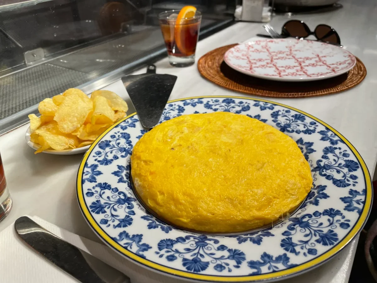Tortilla de patatas en Taberna Pedraza