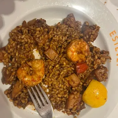 Arroz Parellada en Ca L'Estevet