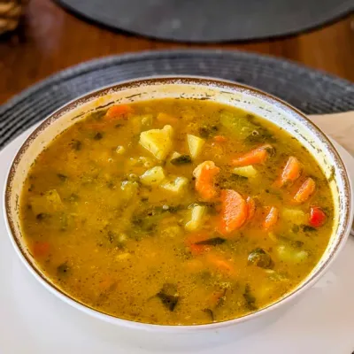 Potaje de berros en Restaurante Paladar Tejeda