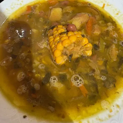 Potaje de berros en Casa de la almendra
