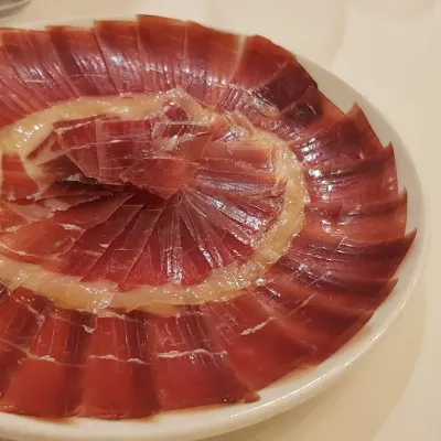 Jamón ibérico en Asador de Santiago