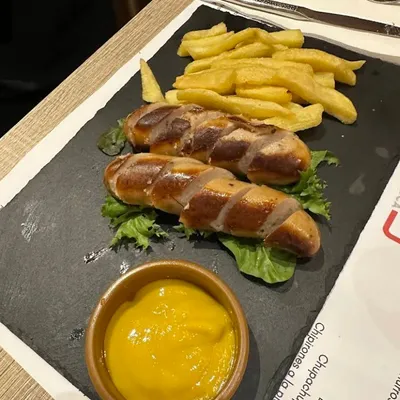 Salchichas en La Tabona Tasca