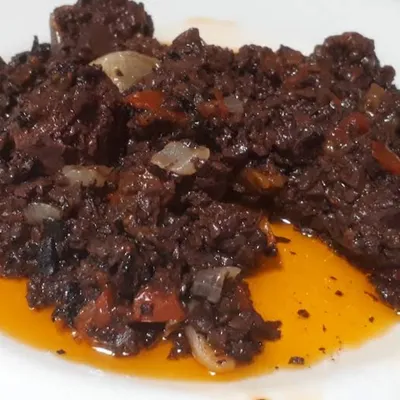 Sangre frita en Bar Los Zagales