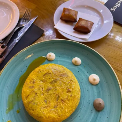 Tortilla de patatas en Sagartoki