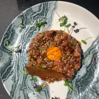 Steak tartar en Sagartoki