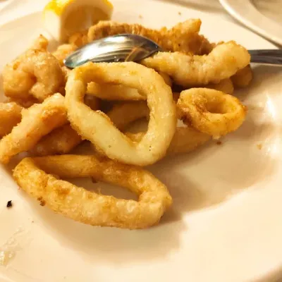 Calamares a la romana en Can Culleretes