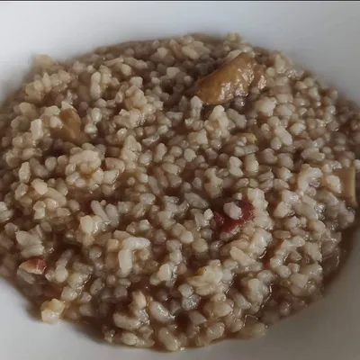 Risotto en Restaurante Etxoste