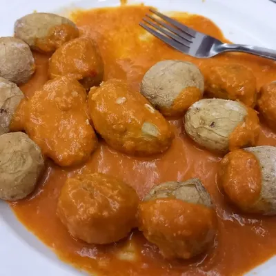 Papas arrugadas en Bar Restaurante Tatono