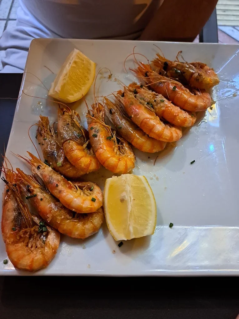 Gamba roja en Taberna Gallega O'Candil Pulpería