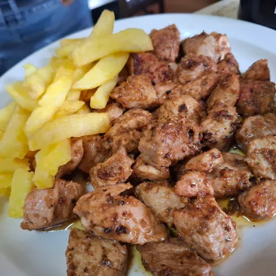 Cerdo frito en Bar Hermanos Diaz ARUCAS