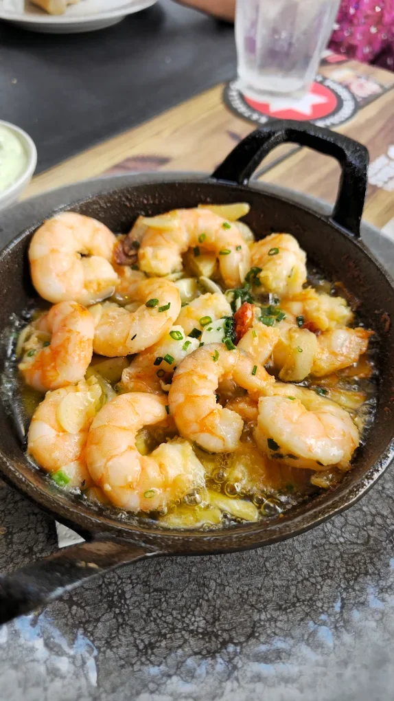 Gambas al ajillo en La Tasquita D'Ivan