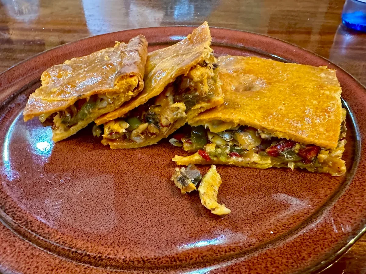 Empanada gallega en Taberna Gallega O'Candil Pulpería