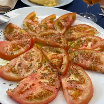 Tomates aliñados en Midway