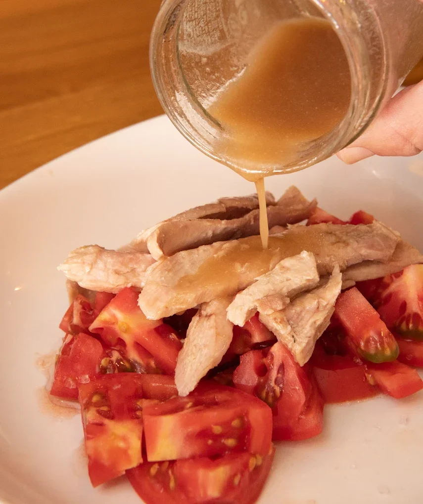 Ventresca con tomate