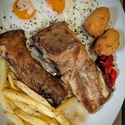 Croquetas en Orexako Ostatua
