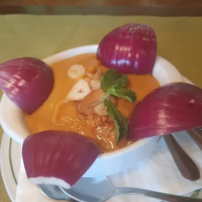 Gofio escaldado en Restaurante Grill Cumbres Canarias
