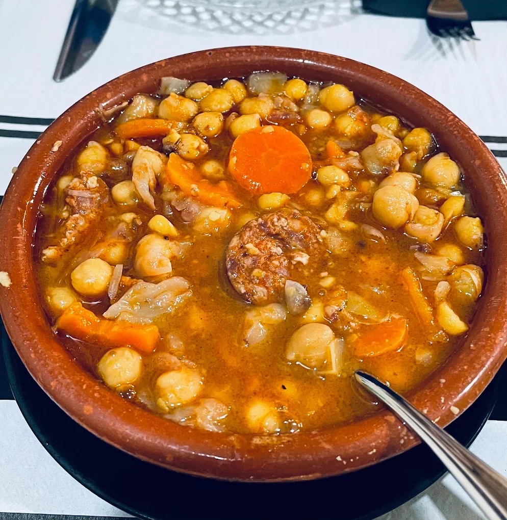 Garbanzas compuestas en Picoteo Café El Despacho