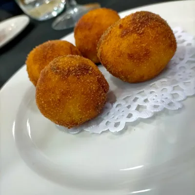 Croquetas en Restaurante Petralanda
