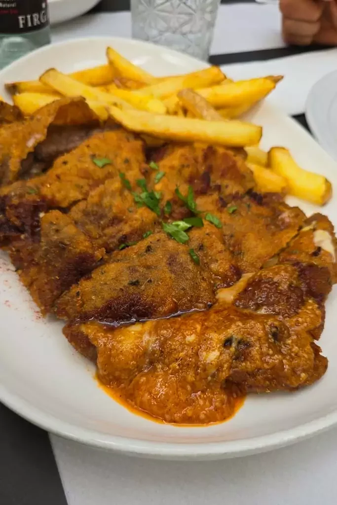 Cachopo en Puerto Astur