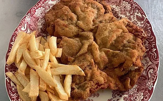 Cachopo en Restaurante Club Aeca