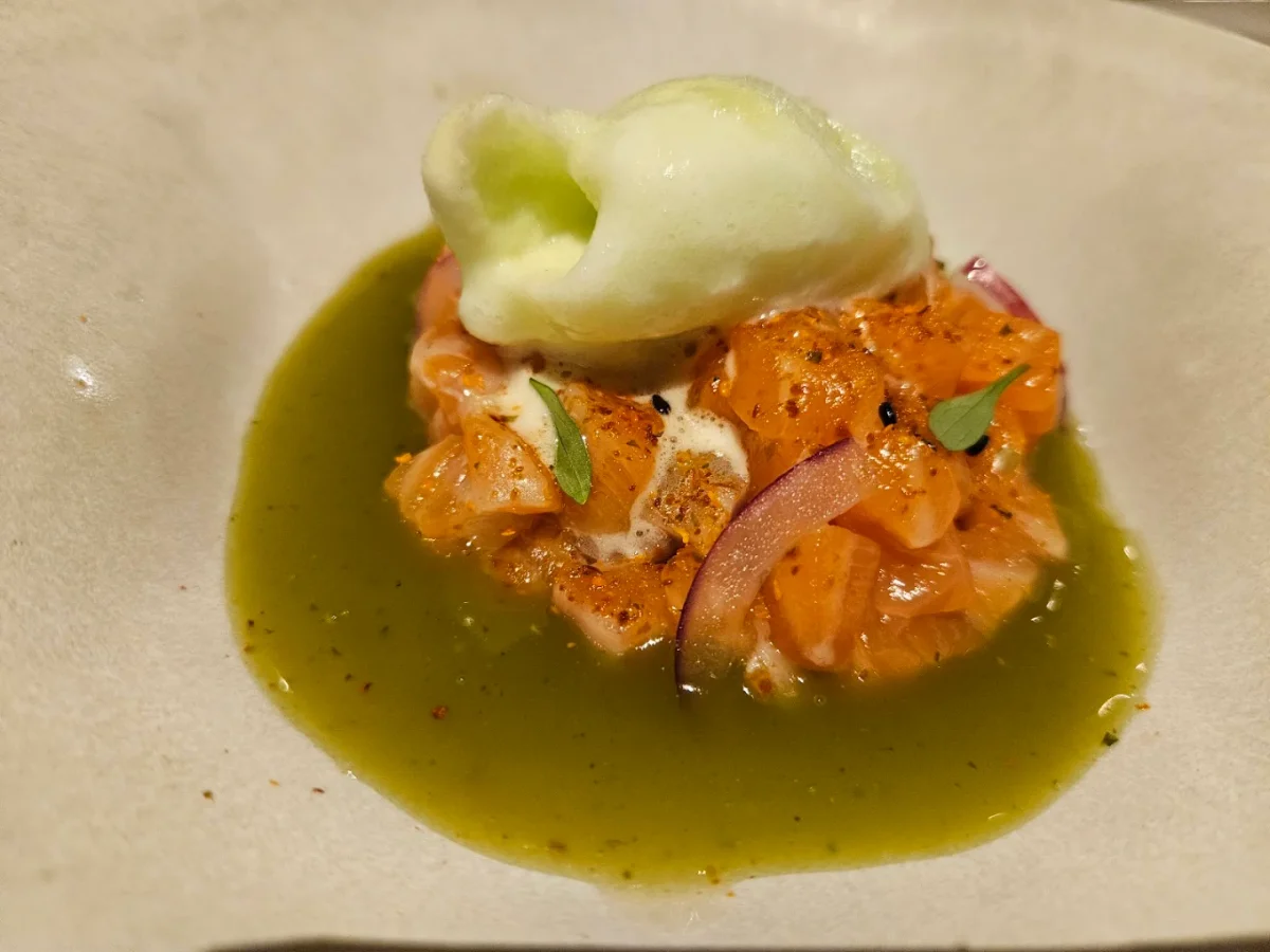 Aguachile de salmón